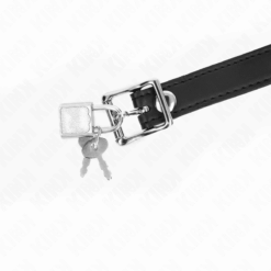 Comprar KINK - MORDAZA DE BOLA 4 CM DE SILICONA CON CANDADO 60 x 2 CM al mejor precio - Envíos Discretos