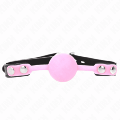 Comprar KINK - MORDAZA DE BOLA 4 CM DE SILICONA LUMINOSA 60 x 2 CM al mejor precio - Envíos Discretos
