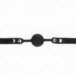 Comprar KINK - MORDAZA DE BOLA 4 CM DE SILICONA MODELO 1 CON CANDADO 60 x 2 CM al mejor precio - Envíos Discretos