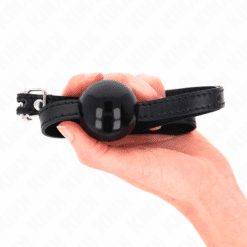 Comprar KINK - MORDAZA DE BOLA 4 CM SÓLIDA SIMPLE NEGRO 65 x 1.5 CM al mejor precio - Envíos Discretos