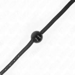Comprar KINK - MORDAZA DE BOLA 4 CM SÓLIDA SIMPLE NEGRO 65 x 1.5 CM al mejor precio - Envíos Discretos