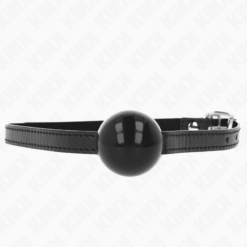 Comprar KINK - MORDAZA DE BOLA 4 CM SÓLIDA SIMPLE NEGRO 65 x 1.5 CM al mejor precio - Envíos Discretos