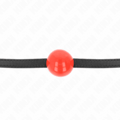 Comprar KINK - MORDAZA DE BOLA 4 CM SÓLIDA SIMPLE ROJO 65 x 1.5 CM al mejor precio - Envíos Discretos