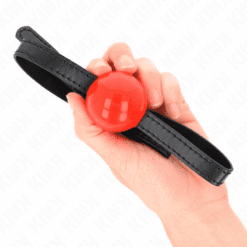 Comprar KINK - MORDAZA DE BOLA 4 CM SÓLIDA SIMPLE ROJO 65 x 1.5 CM al mejor precio - Envíos Discretos