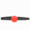 Comprar KINK - MORDAZA DE BOLA 4 CM SÓLIDA SIMPLE ROJO 65 x 1.5 CM al mejor precio - Envíos Discretos