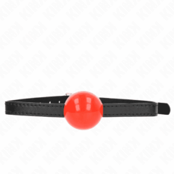 Comprar KINK - MORDAZA DE BOLA 4 CM SÓLIDA SIMPLE ROJO 65 x 1.5 CM al mejor precio - Envíos Discretos