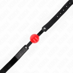 Comprar KINK - MORDAZA DE BOLA 4 CM SUAVE DE TPE MODELO 1 66 x 2.5 CM AJUSTABLE 41-61 CM al mejor precio - Envíos Discretos