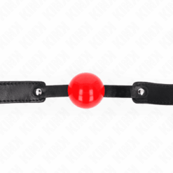 Comprar KINK - MORDAZA DE BOLA 4 CM SUAVE DE TPE MODELO 1 66 x 2.5 CM AJUSTABLE 41-61 CM al mejor precio - Envíos Discretos