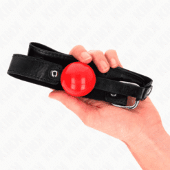 Comprar KINK - MORDAZA DE BOLA 4 CM SUAVE DE TPE MODELO 1 66 x 2.5 CM AJUSTABLE 41-61 CM al mejor precio - Envíos Discretos