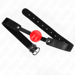 Comprar KINK - MORDAZA DE BOLA 4 CM SUAVE DE TPE MODELO 1 66 x 2.5 CM AJUSTABLE 41-61 CM al mejor precio - Envíos Discretos