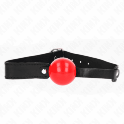 Comprar KINK - MORDAZA DE BOLA 4 CM SUAVE DE TPE MODELO 1 66 x 2.5 CM AJUSTABLE 41-61 CM al mejor precio - Envíos Discretos