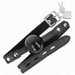 Comprar KINK - MORDAZA DE BOLA 4 CM SUAVE DE TPE MODELO 3 60 x 2 CM AJUSTABLE 37-52 CM al mejor precio - Envíos Discretos