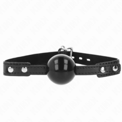 Comprar KINK - MORDAZA DE BOLA 4 CM SUAVE DE TPE MODELO 3 60 x 2 CM AJUSTABLE 37-52 CM al mejor precio - Envíos Discretos