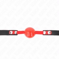 Comprar KINK - MORDAZA DE BOLA 4 CM SUAVE DE TPE MODELO 4 60 x 2 CM AJUSTABLE 37-52 CM al mejor precio - Envíos Discretos