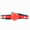 Comprar KINK - MORDAZA DE BOLA 4 CM SUAVE DE TPE MODELO 4 60 x 2 CM AJUSTABLE 37-52 CM al mejor precio - Envíos Discretos