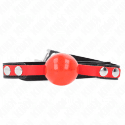 Comprar KINK - MORDAZA DE BOLA 4 CM SUAVE DE TPE MODELO 4 60 x 2 CM AJUSTABLE 37-52 CM al mejor precio - Envíos Discretos