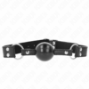 Comprar KINK - MORDAZA DE BOLA 4 CM SUAVE Y SÓLIDA CON CORREA DE POLIPIEL 62 x 2.5 CM AJUSTABLE 42-58 CM al mejor precio - Envíos Discretos