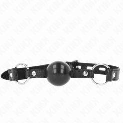 Comprar KINK - MORDAZA DE BOLA 4 CM TPE NEGRO 60 x 2 CM al mejor precio - Envíos Discretos