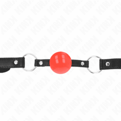 Comprar KINK - MORDAZA DE BOLA 4 CM TPE ROJO 60 x 2 CM al mejor precio - Envíos Discretos