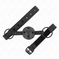 Comprar KINK - MORDAZA DE BOLA 4.5 CM DE NEOPRENO 63.5 X 2 CM AJUSTABLE 41 X 59 CM al mejor precio - Envíos Discretos