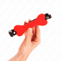 Comprar KINK - MORDAZA DE HUESO 12 CM ROJO 63 x 2 CM al mejor precio - Envíos Discretos