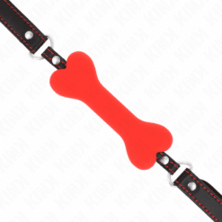 Comprar KINK - MORDAZA DE HUESO 12 CM ROJO 63 x 2 CM al mejor precio - Envíos Discretos