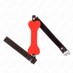 Comprar KINK - MORDAZA DE HUESO 12 CM ROJO 63 x 2 CM al mejor precio - Envíos Discretos