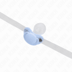 Comprar KINK - MORDAZA FORMA CHUPETE 5.5 x 4 CM CELESTE AJUSTABLE 43-60 CM al mejor precio - Envíos Discretos