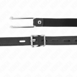 Comprar KINK - MORDAZA GANCHO DE METAL 11.5 CM CON CORREA DE POLIPIEL AJUSTABLE 39-58 CM X 2 CM al mejor precio - Envíos Discretos