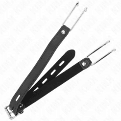 Comprar KINK - MORDAZA GANCHO DE METAL 11.5 CM CON CORREA DE POLIPIEL AJUSTABLE 39-58 CM X 2 CM al mejor precio - Envíos Discretos