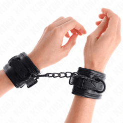 Comprar KINK - MUÑEQUERAS AJUSTABLE NEGRO 20-30 CM X 6 CM al mejor precio - Envíos Discretos