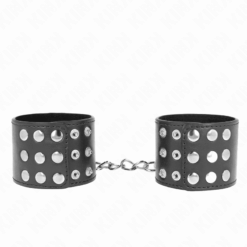 Comprar KINK - MUÑEQUERAS CON CIERRE A PRESIÓN AJUSTABLE NEGRO 19-24 CM X 5.5 CM al mejor precio - Envíos Discretos