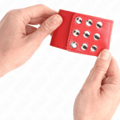 Comprar KINK - MUÑEQUERAS CON CIERRE A PRESIÓN AJUSTABLE ROJO 19-24 CM X 5.5 CM al mejor precio - Envíos Discretos
