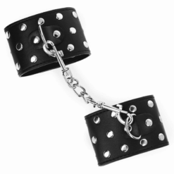 Comprar KINK - MUÑEQUERAS CON CIERRE A PRESIÓN LLENO DE TACHUELAS AJUSTABLE NEGRO 19-24 CM X 5.5 CM al mejor precio - Envíos Discretos