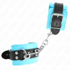 Comprar KINK - MUÑEQUERAS CON GANCHO FORRO AZUL AJUSTABLE 20-28 CM X 5.5 CM al mejor precio - Envíos Discretos