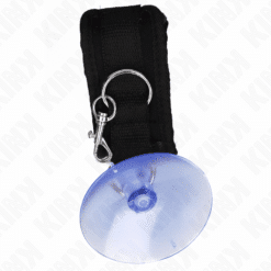 Comprar KINK - MUÑEQUERAS CON VENTOSA NEGRO AJUSTABLE 29-40 CM X 5 CM al mejor precio - Envíos Discretos