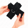 Comprar KINK - MUÑEQUERAS CRUZADA NEGRO 34 X 5.5 CM al mejor precio - Envíos Discretos