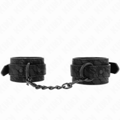 Comprar KINK - MUÑEQUERAS DE ENCAJE AJUSTABLE NEGRO 19-26 CM al mejor precio - Envíos Discretos