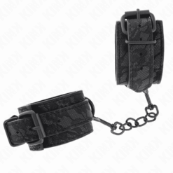 Comprar KINK - MUÑEQUERAS DE ENCAJE AJUSTABLE NEGRO 19-26 CM al mejor precio - Envíos Discretos