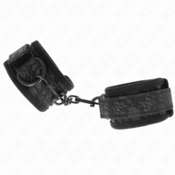 Comprar KINK - MUÑEQUERAS DE ENCAJE Y NEOPRENO AJUSTABLE NEGRO 20-29 CM X 5 CM al mejor precio - Envíos Discretos