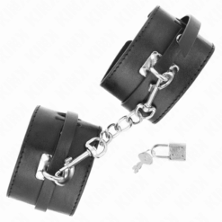 Comprar KINK - MUÑEQUERAS DELUXE CON CIERRE DE CANDADO AJUSTABLE 14.5-21 CM X 6 CM al mejor precio - Envíos Discretos
