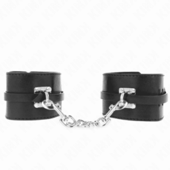 Comprar KINK - MUÑEQUERAS DELUXE CON CIERRE DE CANDADO AJUSTABLE 14.5-21 CM X 6 CM al mejor precio - Envíos Discretos