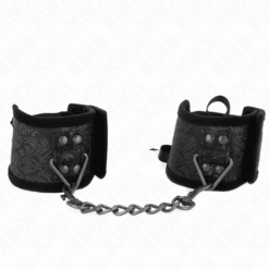 Comprar KINK - MUÑEQUERAS DISEÑO ESCÁNDALO NEGRO DETALLE LAZO 24.5 CM X 6.5 CM al mejor precio - Envíos Discretos