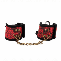 Comprar KINK - MUÑEQUERAS DISEÑO ESCÁNDALO ROJO-NEGRO DETALLE LAZO 24.5 CM X 6.5 CM al mejor precio - Envíos Discretos