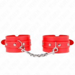 Comprar KINK - MUÑEQUERAS FINAS ROJO AJUSTABLE 21-33 CM al mejor precio - Envíos Discretos