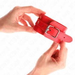 Comprar KINK - MUÑEQUERAS FINAS ROJO AJUSTABLE 21-33 CM al mejor precio - Envíos Discretos
