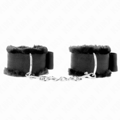 Comprar KINK - MUÑEQUERAS FORRADA NEGRO AJUSTABLE 17-31 CM X 7 CM al mejor precio - Envíos Discretos