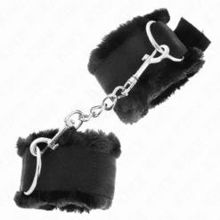 Comprar KINK - MUÑEQUERAS FORRADA NEGRO AJUSTABLE 17-31 CM X 7 CM al mejor precio - Envíos Discretos