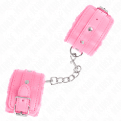 Comprar KINK - MUÑEQUERAS FORRADAS PREMIUM ROSA CON CORREA ROSA AJUSTABLE 17-29 CM X 6 CM al mejor precio - Envíos Discretos