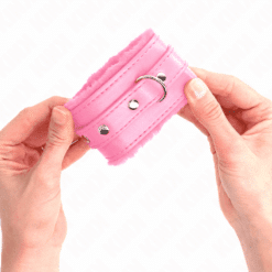 Comprar KINK - MUÑEQUERAS FORRADAS PREMIUM ROSA CON CORREA ROSA AJUSTABLE 17-29 CM X 6 CM al mejor precio - Envíos Discretos